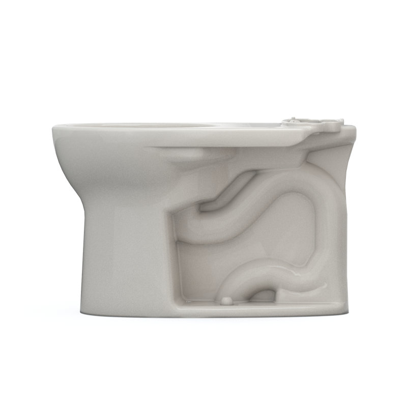 TOTO® Drake® Round TORNADO FLUSH® Toilet Bowl with CEFIONTECT®, Colonial White - C775CEFG#11, Sedona Beige
