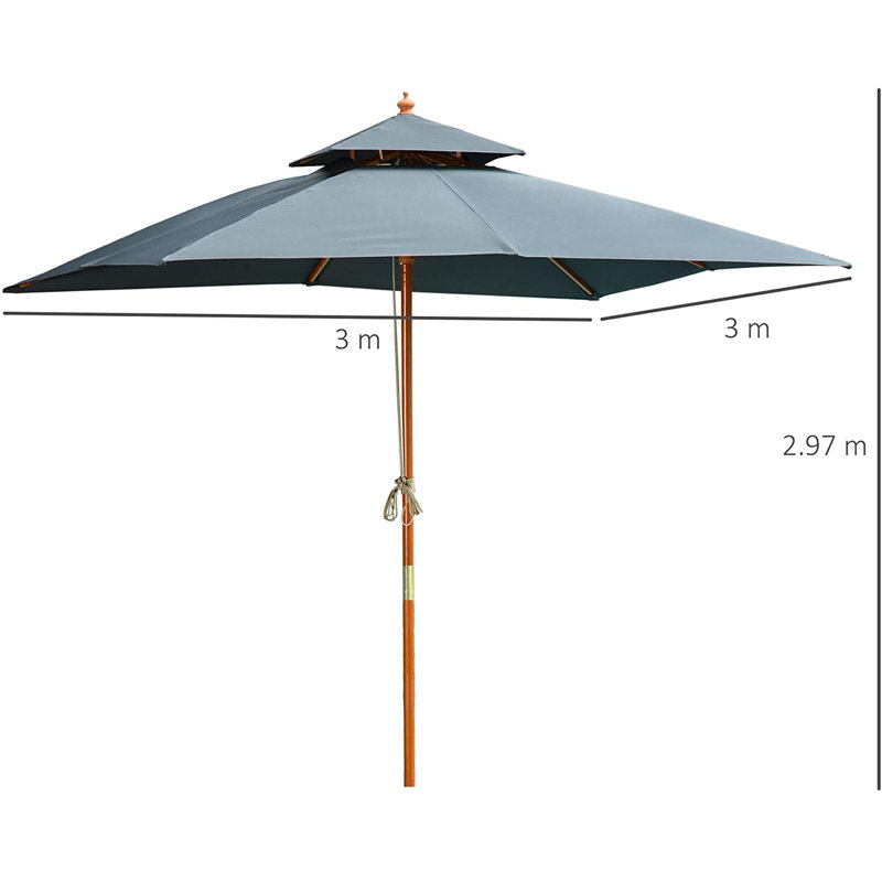 Nasiba 300cm Market Parasol