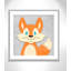 «Cheery Fox», impression sur papier-47842067-47842080