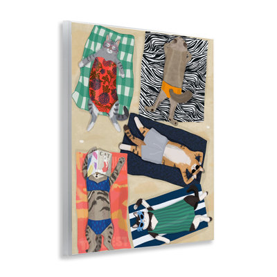Plaque murale estivale pour bronzer, design par Hanna Melin