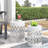 Outdoor Metal S/2 End Table-997416137