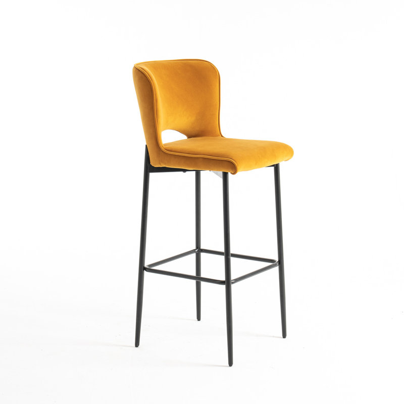 Hallowell Bar Stool, Mustard