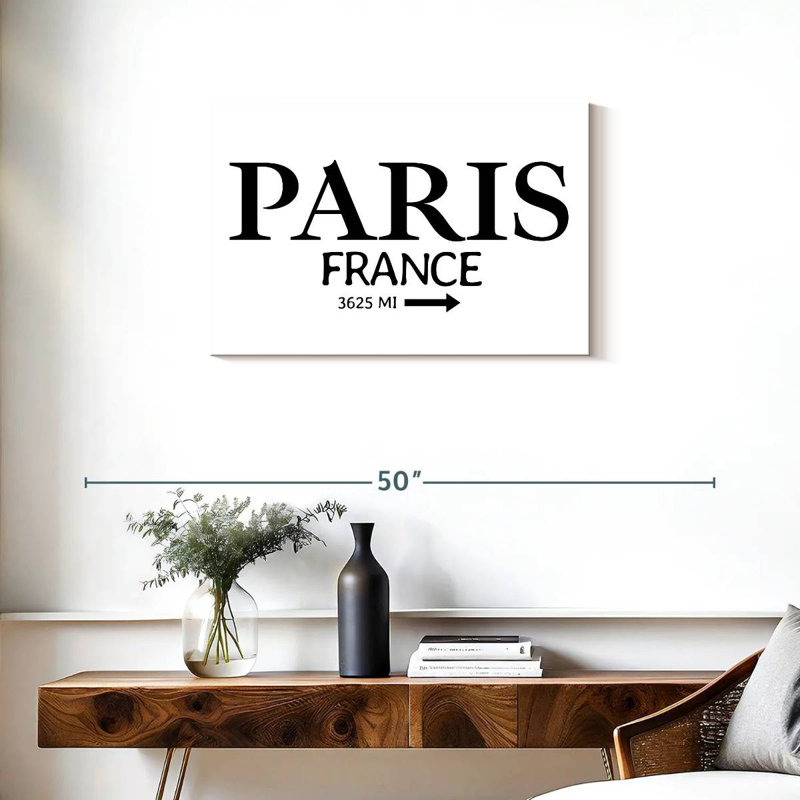 Panneau Nicci Paris, H 20 po x l 30 po