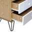 Katarina 45cm W Metal Bedside Table