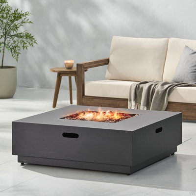 40'' SQUARE IRON FIRE PIT - 50 000 BTU (Tank Cover Not Included)