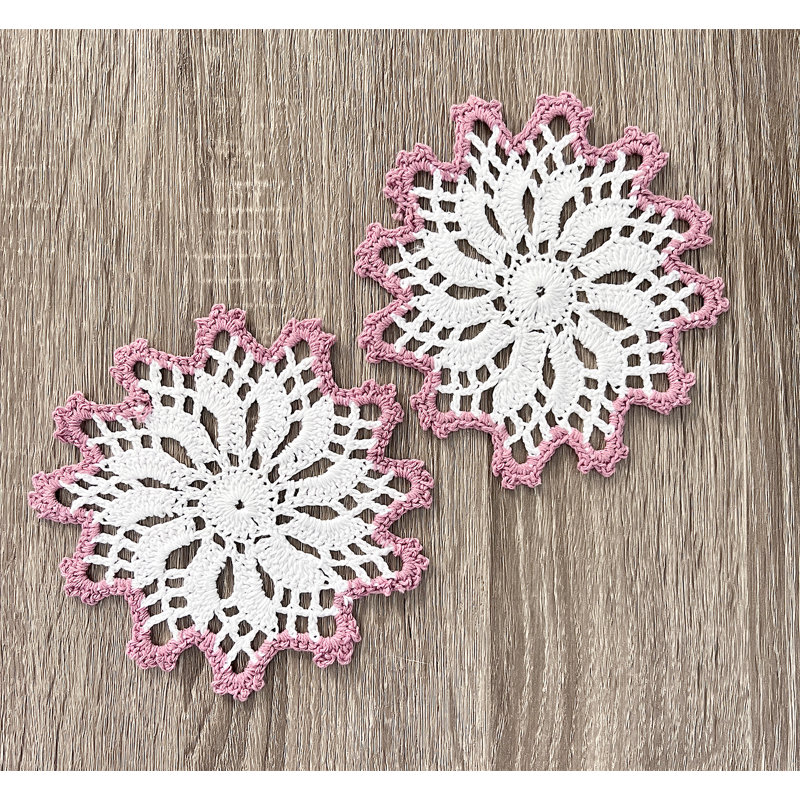 Accessoire de table Annagreth, Vieux rose