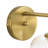 1-Light Ribbed Glass Squat Cylinder Wall Sconce