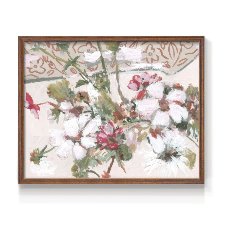 «Blooming Sweetness II», reproduction encadrée, Noyer, H 16 po x l 20 po
