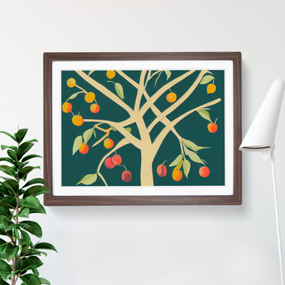 Fruit Tree Abstract - Framed Print