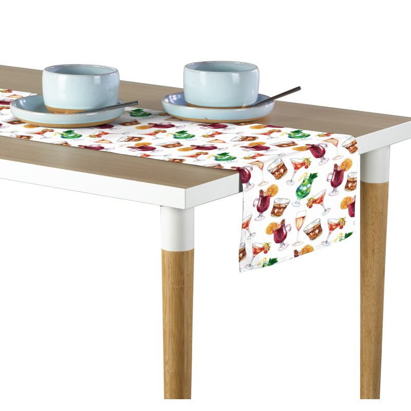 Casten Geometric Table Runner, 72" x 12"