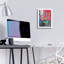  «Patchwork Plants 1» par Courtney Prahl, art mural en verre acrylique, 12 po x 16 po