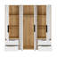 ORKNEY 4 Door Manufactured Wood Wardrobe