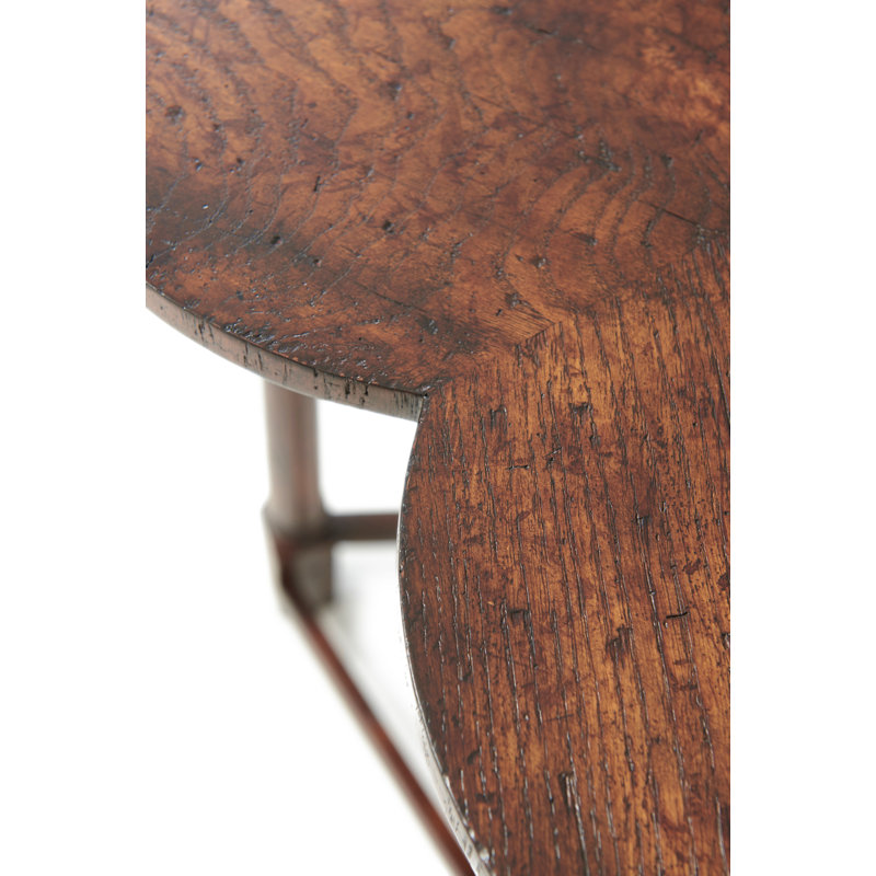 Victory Oak Black & Light Brown Free Form End Table