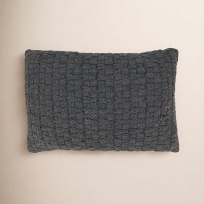 Textured Waffle Weave Pillow