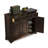 Nut-brown Solid Wood Shoe Storage Bench