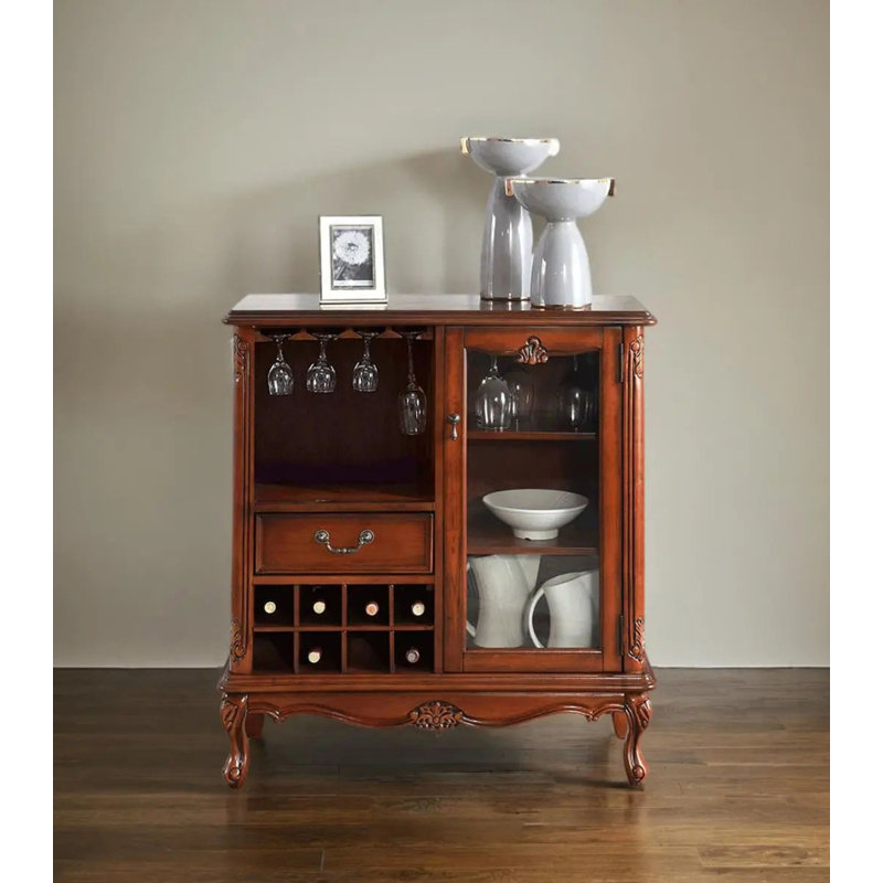 37.40" Rectangular Solid Wood Wine Racks, Brown