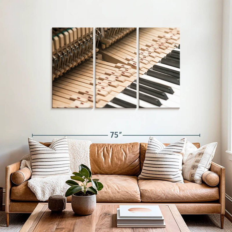 Abarca Old School Piano, 36" H x 57" W
