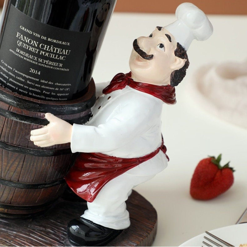 Lacoste Chef Style Barrell Wine Bottle Holder