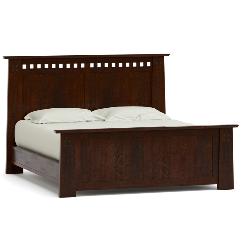 Highlands Solid Wood Low Profile Standard Bed, California King, Centennial