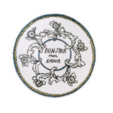Mon Amour Bone China Salad/Dessert Plate