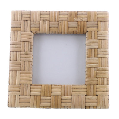 Alodee Natural Wicker / Rattan Picture Frame with Mat