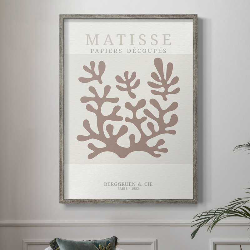 Matisse CDXXXI Framed Print Framed Print - Solid Wood, 21" H x 17" W