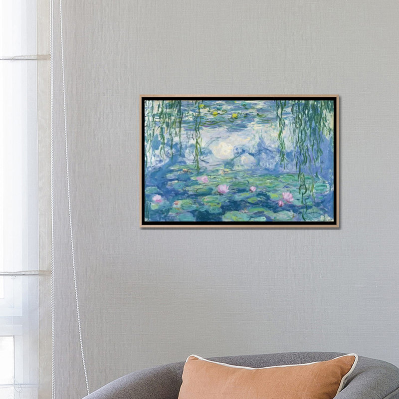 Print on Canvas, 101.6 cm H x 152.4 cm W x 4.445 cm D, Oak Floater Framed