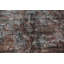 Tapis moderne abstrait fait à la main 5 x 8 po