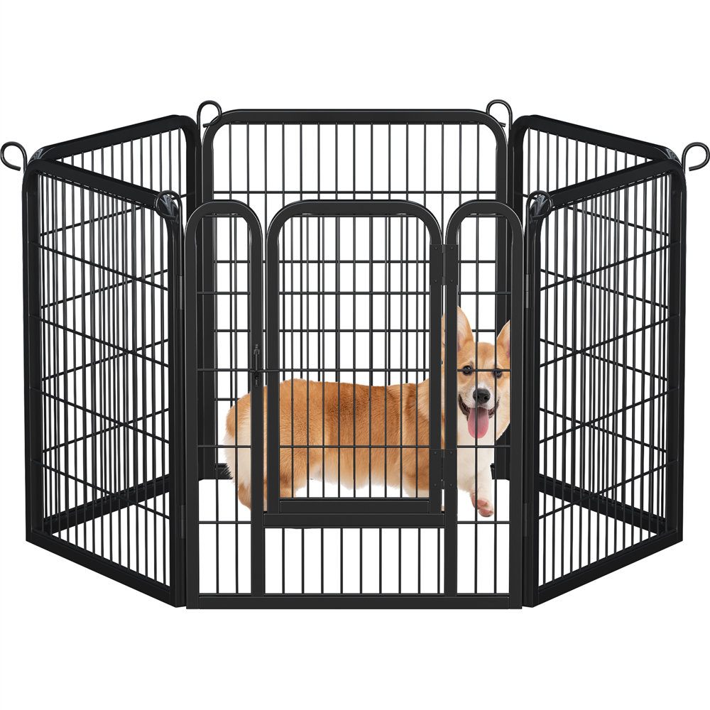 Black 2024 dog pen