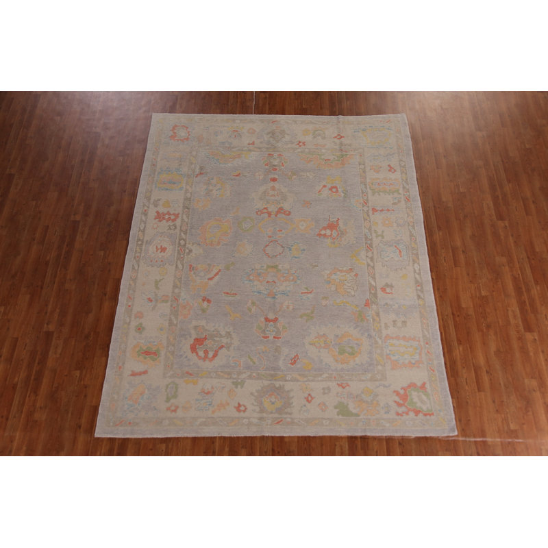 Tapis turc clair Oushak 8 x 10