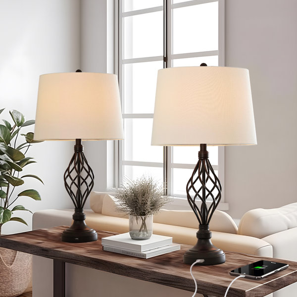 Canora Grey Duque Metal USB Table Lamp & Reviews - Wayfair Canada