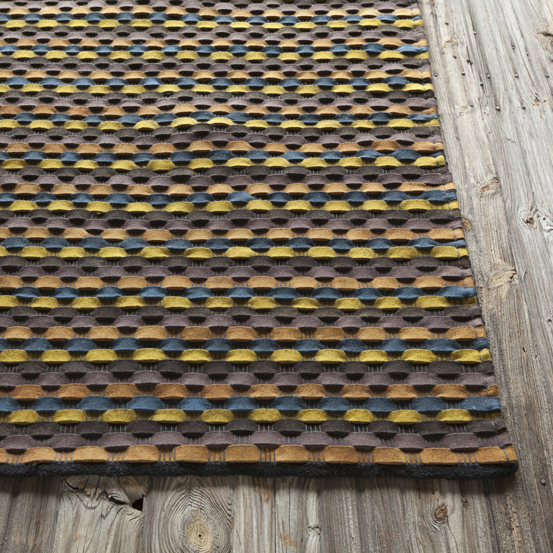 Tapis tissé à la main Eastweald, Rectangle 5 pi x 7 pi 6 po