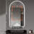 Arched Backlit LED Bathroom Vanity Mirror-1309534692
