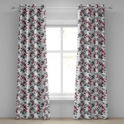Sateen Blackout Curtains / Drapes Pair