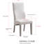 Radenko Parsons Chair in White