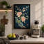 Roses in Teal Japandi - Wrapped Canvas-159202180-159202185