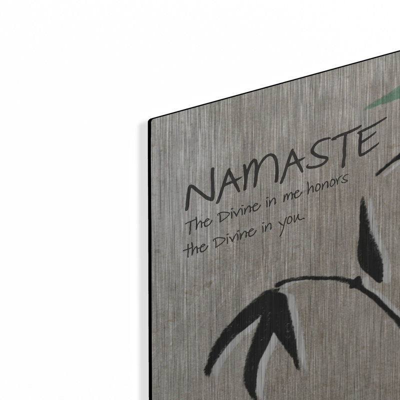 «Namaste» par Linda Woods, H 12 po x l 12 po