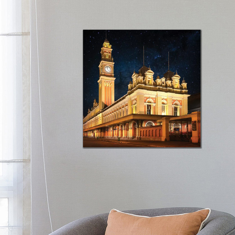 Sao Paolo Train Station by Glauco Meneghelli - Wrapped Canvas Print, 66.04cm H x 66.04cm W x 1.9cm D