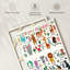 Alphabet animaux, impression sur toile tendue-1591588711