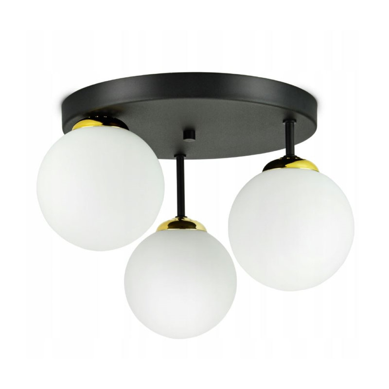 Glass Semi Flush Mount