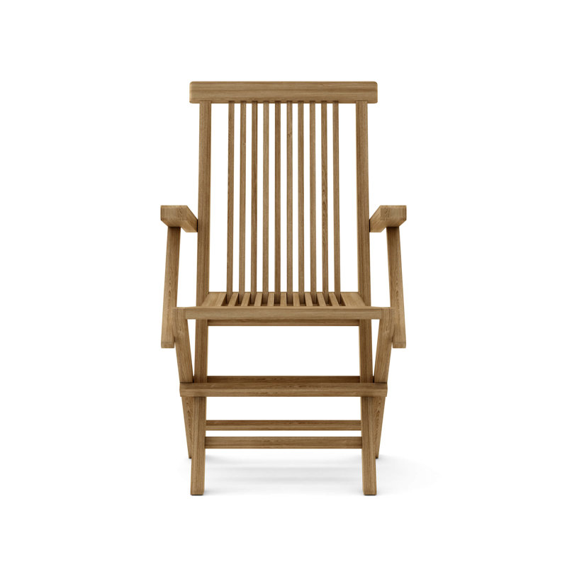 Bristol Folding Teak Patio Dining Chair