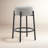 Colombe Upholstered Stool with Metal Frame-982525812-991454320