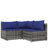 3 - Person Patio Conversation Set with Cushions-1636388151-1636388145