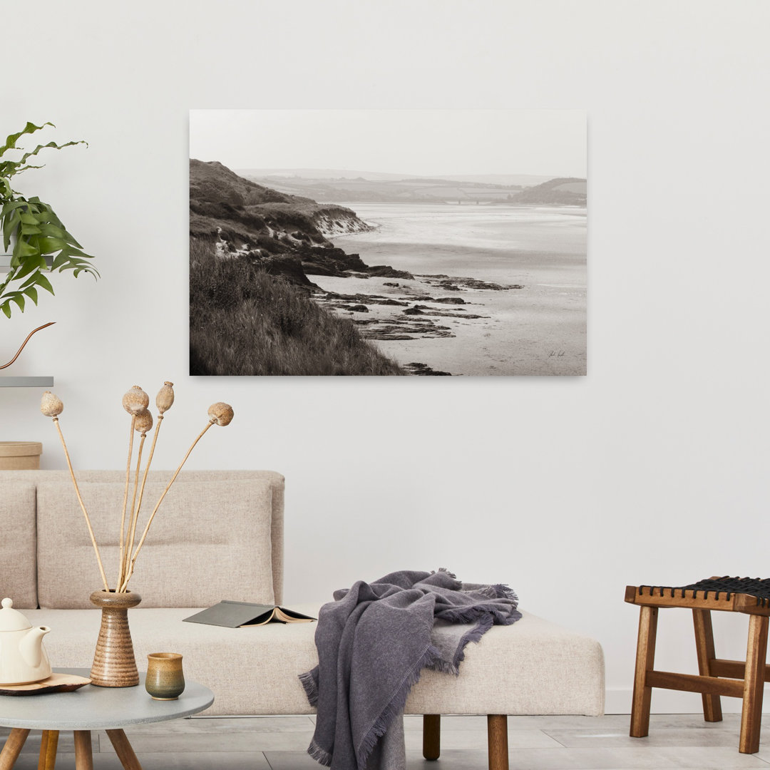Rock Beach Abstract Coastal Wall Art