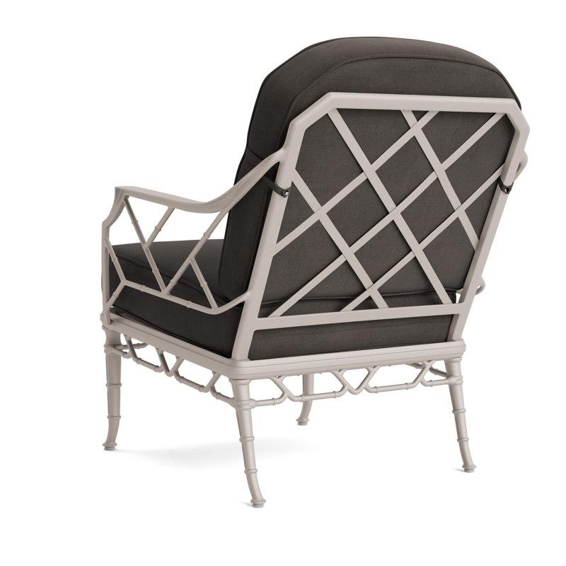 Calcutta Outdoor Lounge Chair, Fusion Charcoal, Dove Smooth