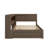 L-Shaped Full-Size Multifunctional Daybed With  Trundle, Storage Shelves, USB Ports & LED Lighting-1201812289
