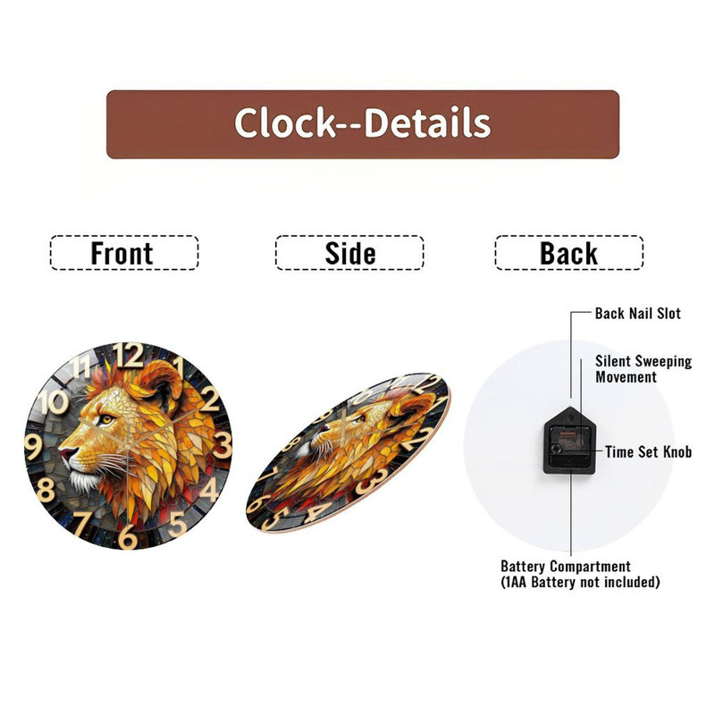 Horloge murale 12 po