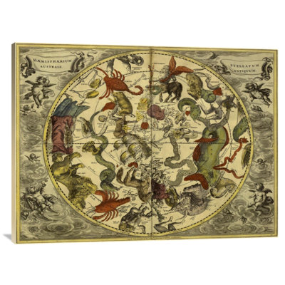 " Maps Of The Heavens: Haemisphaerium Stellatum Australe Antiquum "