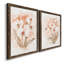 «White and Coral Orchid I», ensemble de reproductions d'art sur toile encadrées-984005193-984005192