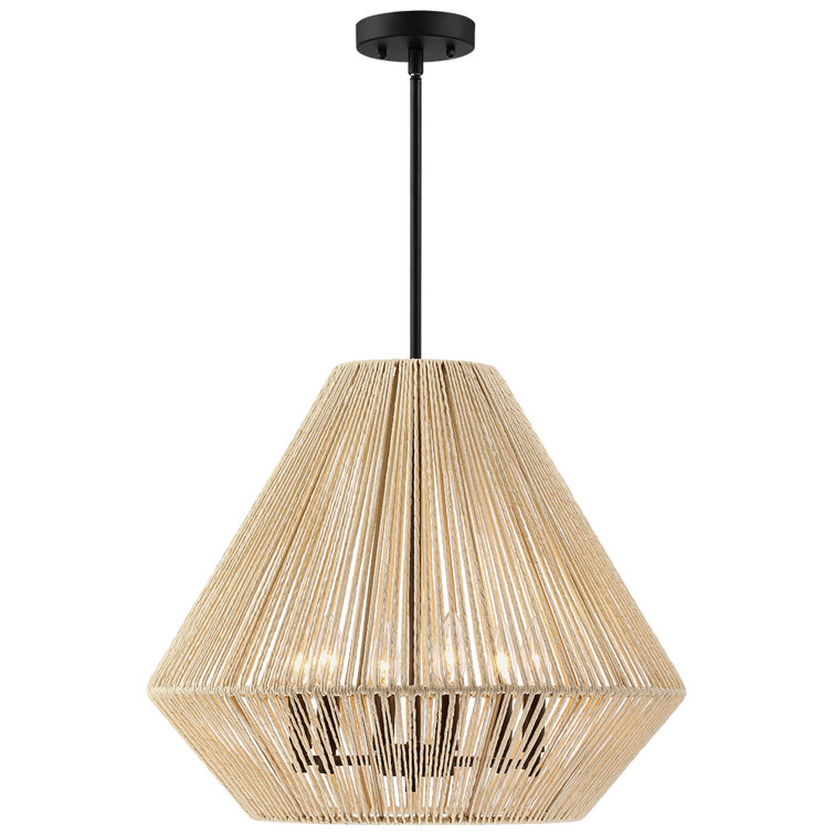 Nekoosa 6 - Light Drum Geometric Chandelier